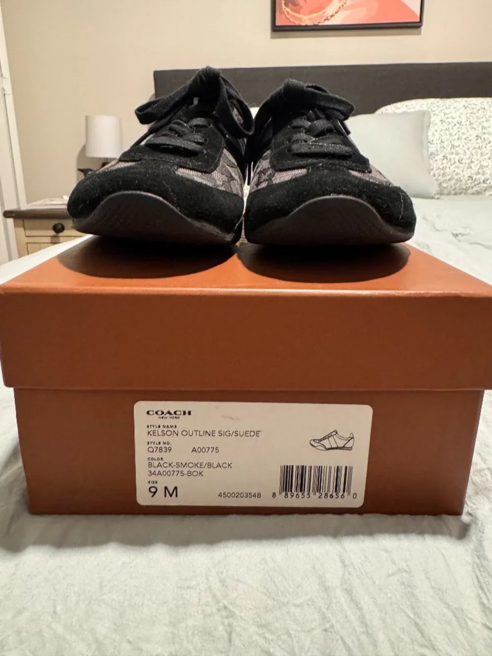 Coach Kelson Outline Signature/Suede sneakers